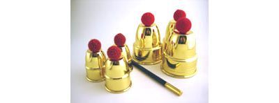 Golden Mini Cups & Balls